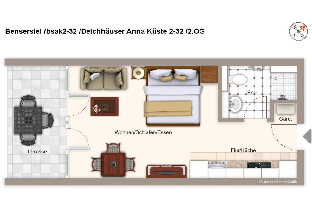 Deichhaeuser Anna Kueste Deichhaeuser Anna Kueste 2-32 Бензерзил Екстериор снимка